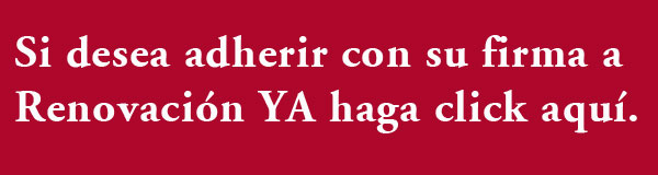 Adherir a Renovación Ya
